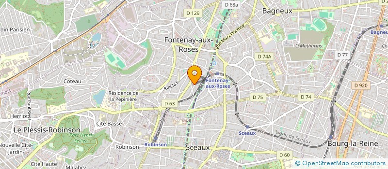 localisation de l'entreprise MADAME SALOUA BEN DAAYA à FONTENAY-AUX-ROSES