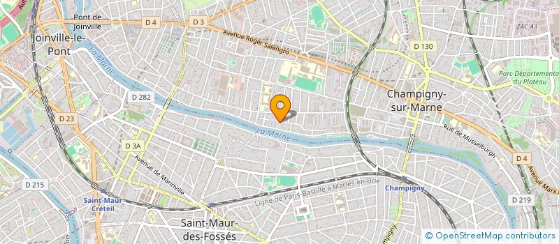 localisation de l'entreprise MADAME SALOUA BEN JEDLA à CHAMPIGNY-SUR-MARNE