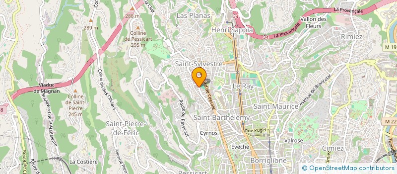 localisation de l'entreprise MADAME SALOUA BOUASSIDA  NICE