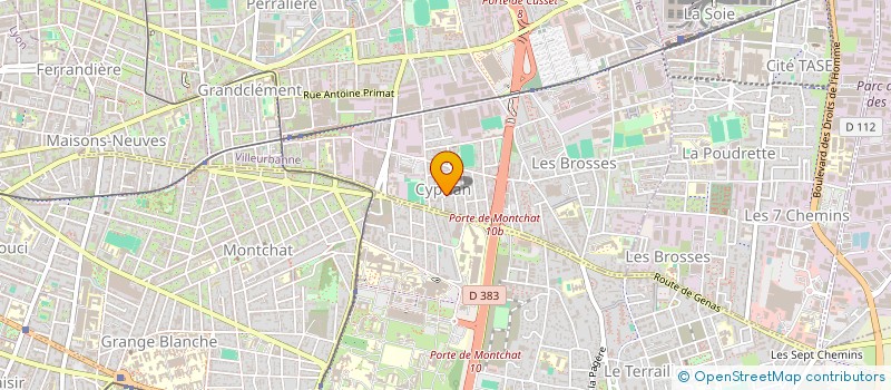 localisation de l'entreprise MADAME SALOUA BOUDAOUD  VILLEURBANNE