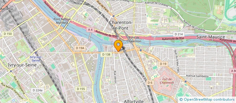 localisation de l'entreprise MADAME SALOUA BOUMRAR  ALFORTVILLE