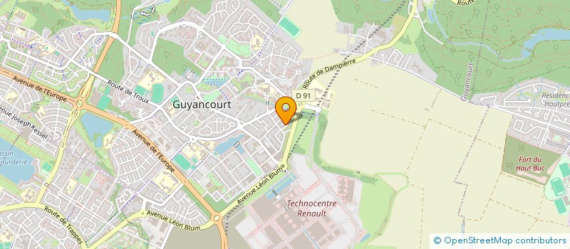 localisation de l'entreprise MADAME SALOUA EL FAHMY  GUYANCOURT