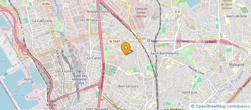 localisation de l'entreprise MADAME SALOUA KEDADI à MARSEILLE