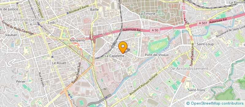 localisation de l'entreprise MADAME SALOUA OUADA  MARSEILLE