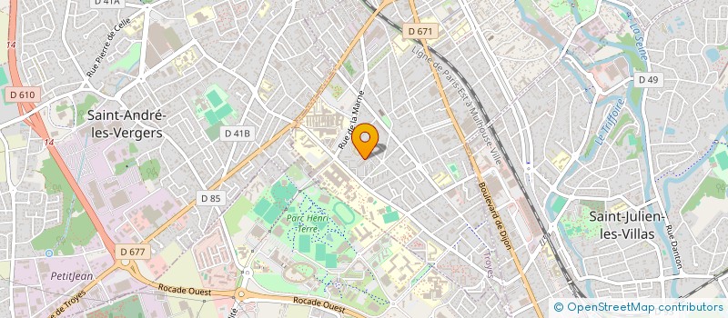 localisation de l'entreprise MADAME SALOUA OUERGHEMMI  TROYES