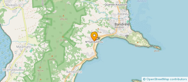 localisation de l'entreprise MADAME SALOUOI OIZIRI à BANDRELE