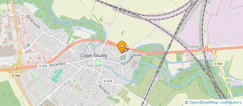 localisation de l'entreprise MADAME SALTANA BOUKHALFA  CLAYE-SOUILLY