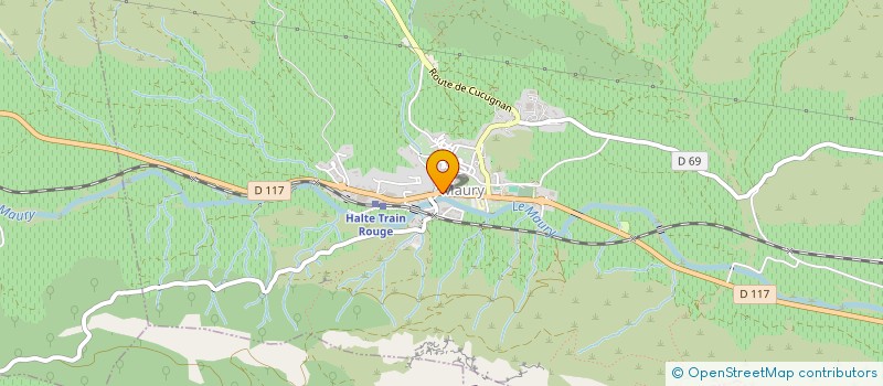 localisation de l'entreprise MADAME SALVAT BOSCH  MAURY