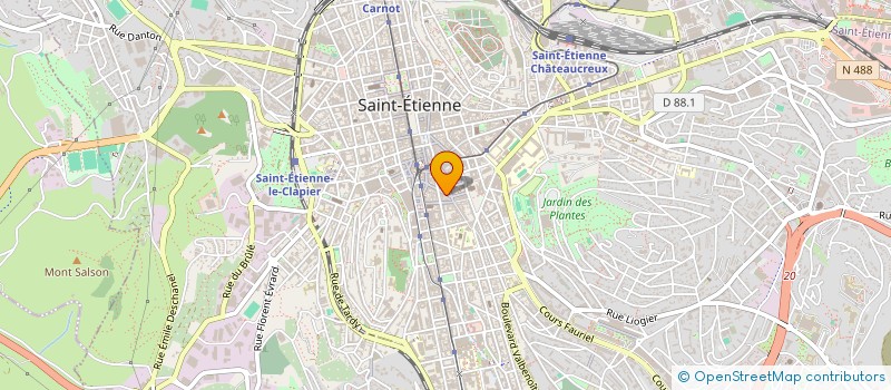localisation de l'entreprise MADAME SALVATRICE CINO à SAINT-ETIENNE