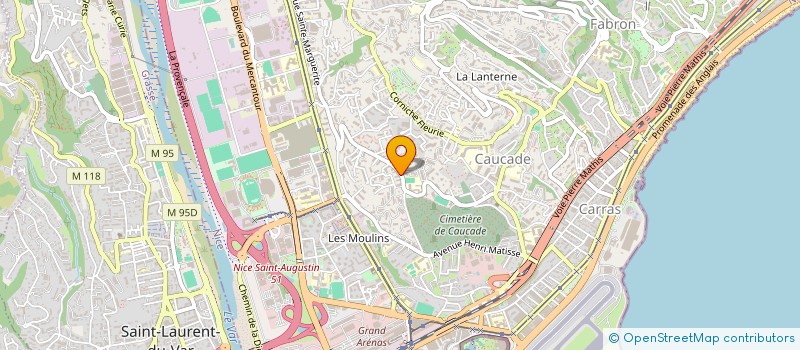 localisation de l'entreprise MADAME SALWA BACHWATI à NICE
