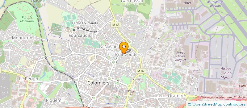localisation de l'entreprise MADAME SALWA ECHADLI  COLOMIERS