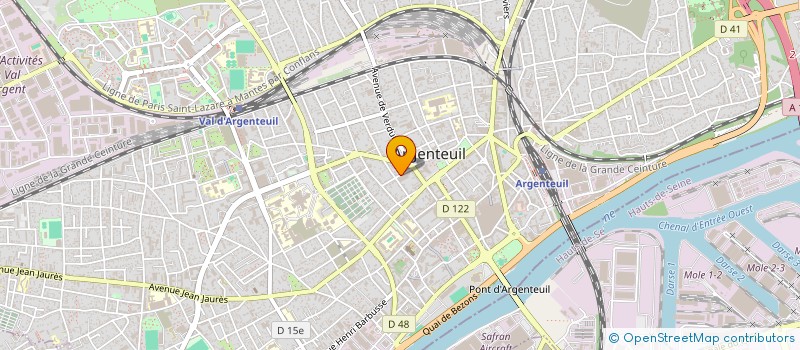 localisation de l'entreprise MADAME SALWA EL HANAFI à ARGENTEUIL