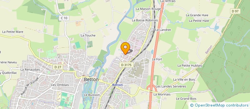 localisation de l'entreprise MADAME SALY FERRARI  BETTON