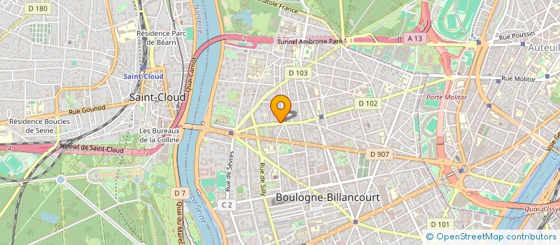 localisation de l'entreprise MADAME SALY KEITA à BOULOGNE-BILLANCOURT