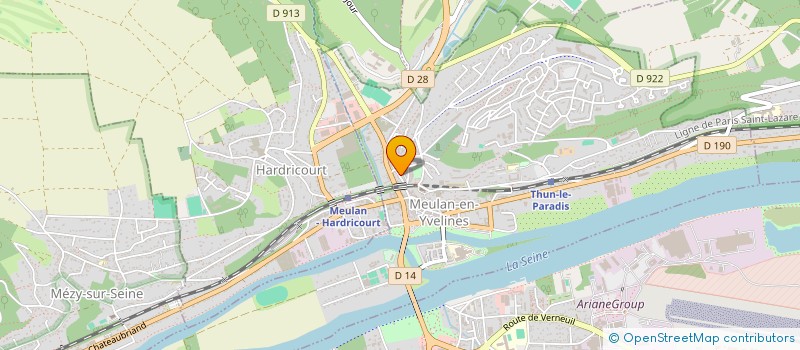 localisation de l'entreprise MADAME SALY MATY DIANE-DIV-INC  MEULAN-EN-YVELINES