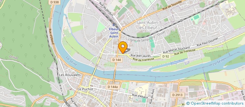 localisation de l'entreprise MADAME SAM BEUVIN  SAINT-AUBIN-LES-ELBEUF