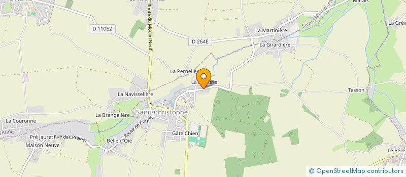 localisation de l'entreprise MADAME SAM FOUGERE  SAINT-CHRISTOPHE