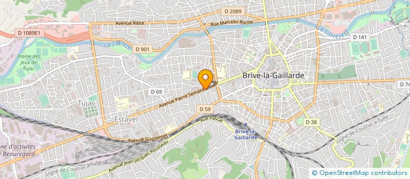 localisation de l'entreprise MADAME SAM OEUN CHUCH  BRIVE-LA-GAILLARDE