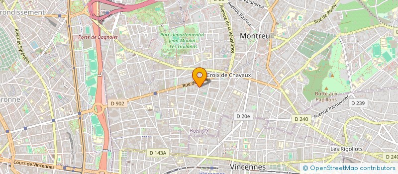 localisation de l'entreprise MADAME SAMA AICHOUCHE à MONTREUIL