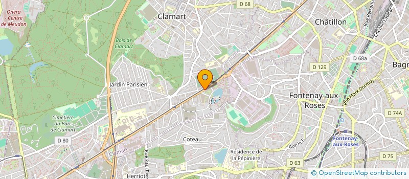 localisation de l'entreprise MADAME SAMA QURIE à CLAMART