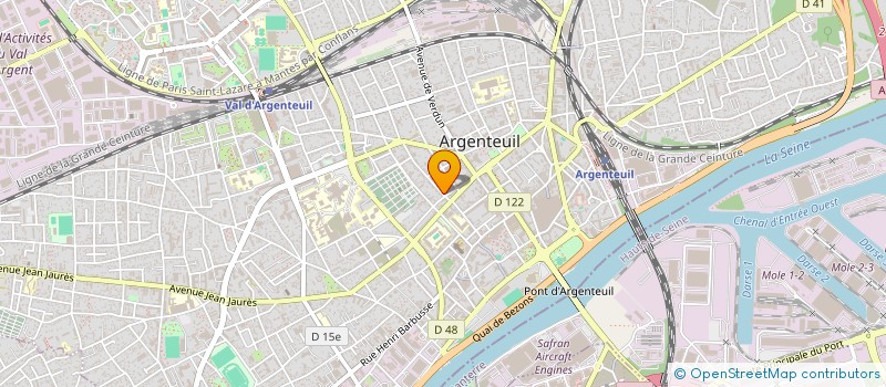 localisation de l'entreprise MADAME SAMAA ABILE à ARGENTEUIL