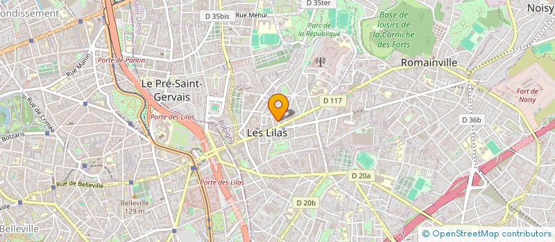 localisation de l'entreprise MADAME SAMAH BENADDI à LES LILAS