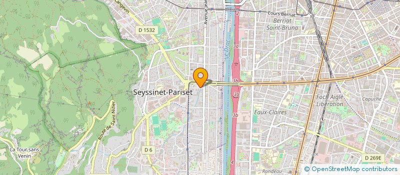 localisation de l'entreprise MADAME SAMAH HACHANI  SEYSSINET-PARISET