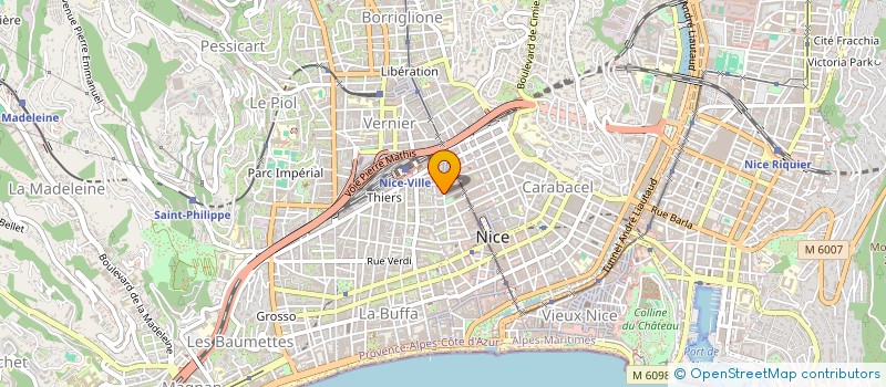 localisation de l'entreprise MADAME SAMAH HAMDAOUI à NICE
