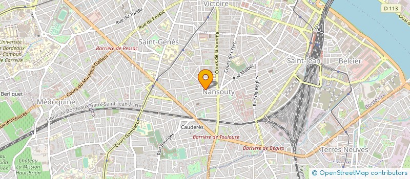 localisation de l'entreprise MADAME SAMAN GHADIMI  BOULIAC