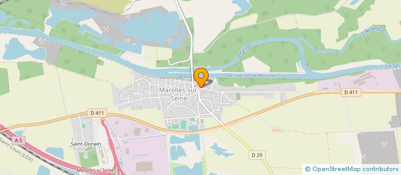 localisation de l'entreprise MADAME SAMANTA AUBIN  VILLE-SAINT-JACQUES