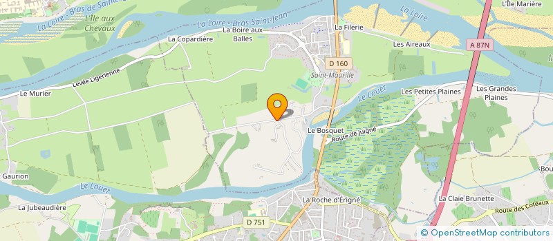 localisation de l'entreprise MADAME SAMANTA MICHELET  LES PONTS-DE-CE