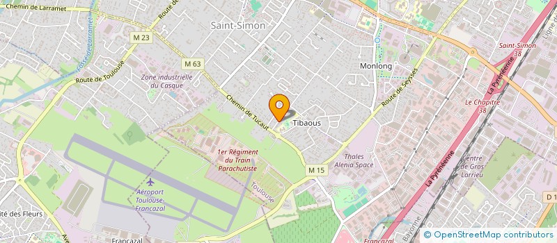 localisation de l'entreprise MADAME SAMANTA VITRAC à TOULOUSE