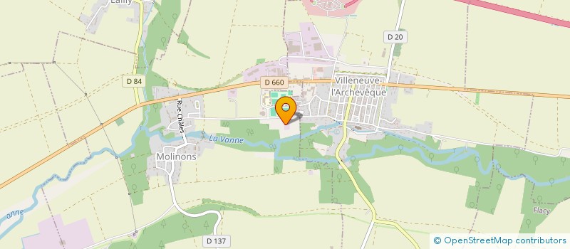 localisation de l'entreprise MADAME SAMANTHA ALONSO  LES VALLEES DE LA VANNE