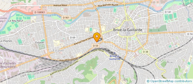 localisation de l'entreprise MADAME SAMANTHA ARNOULT  ALLASSAC