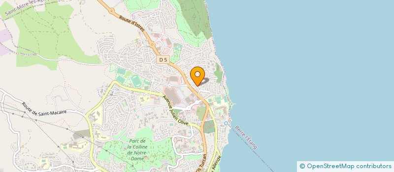 localisation de l'entreprise MADAME SAMANTHA AZNAR  MARTIGUES