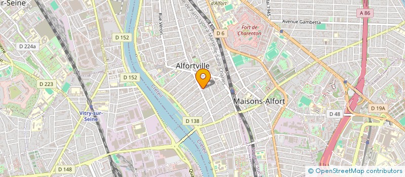 localisation de l'entreprise MADAME SAMANTHA BADER à ALFORTVILLE