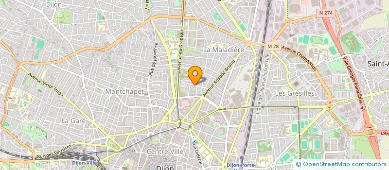 localisation de l'entreprise MADAME SAMANTHA BAILLY  DIJON