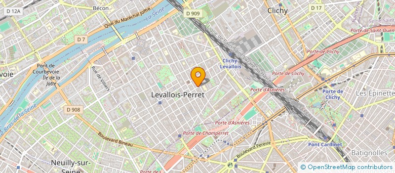localisation de l'entreprise MADAME SAMANTHA BERREBI à LEVALLOIS-PERRET