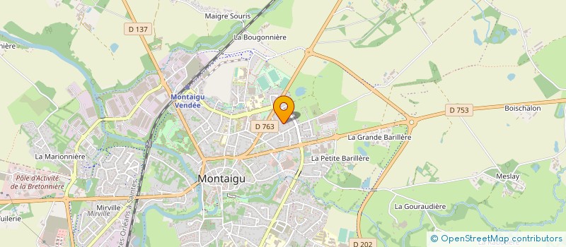 localisation de l'entreprise MADAME SAMANTHA BERTIN-DENIS  LES HERBIERS