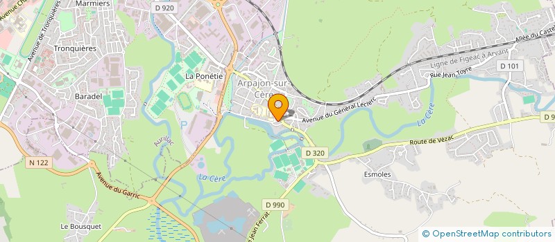 localisation de l'entreprise MADAME SAMANTHA BONHOMME à ARPAJON-SUR-CERE