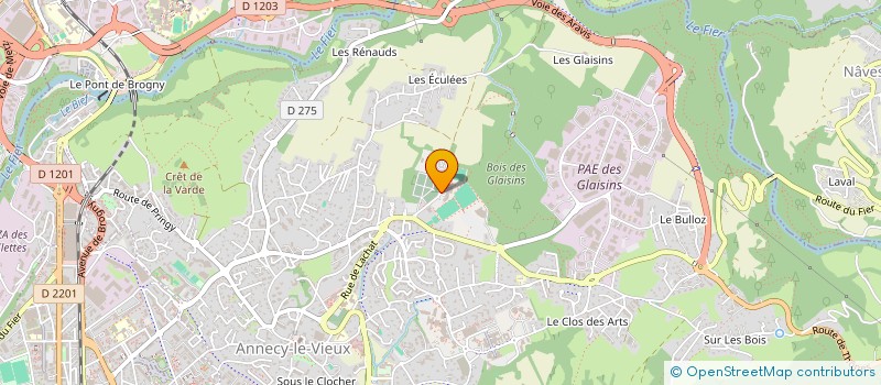 localisation de l'entreprise MADAME SAMANTHA BOUVERY à ANNECY