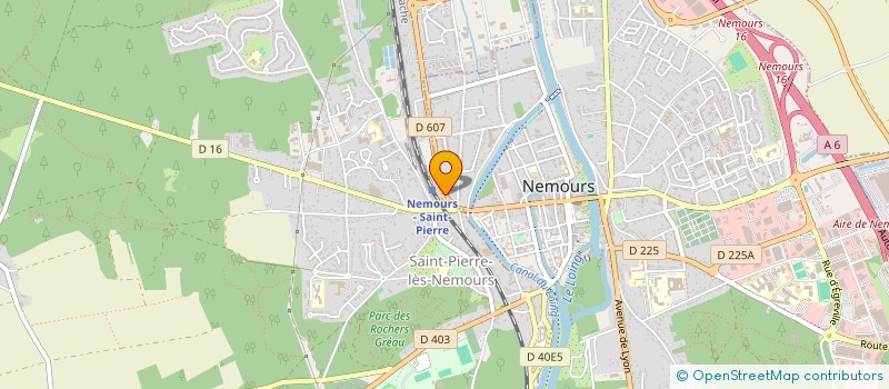 localisation de l'entreprise MADAME SAMANTHA BRICQUET  NEMOURS