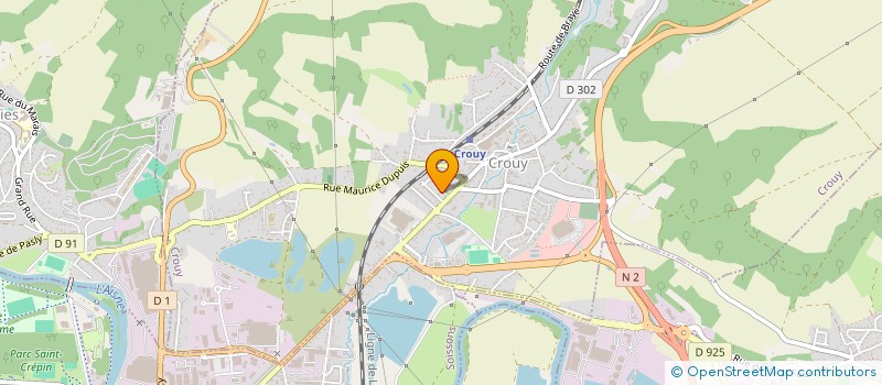 localisation de l'entreprise MADAME SAMANTHA BROUSSAS  CROUY