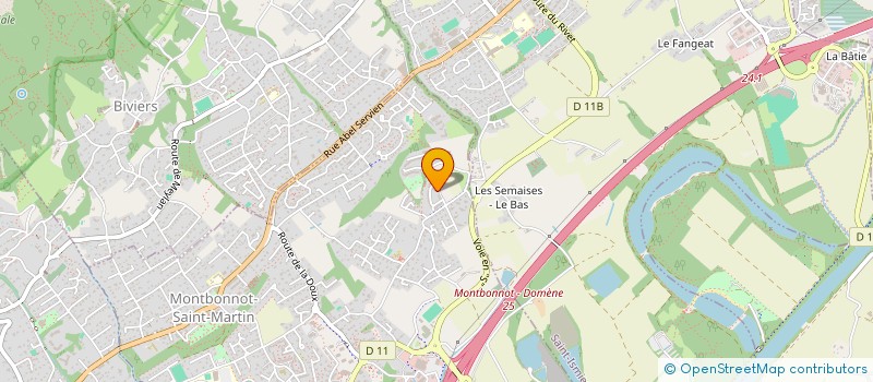 localisation de l'entreprise MADAME SAMANTHA BRUN à MONTBONNOT-SAINT-MARTIN