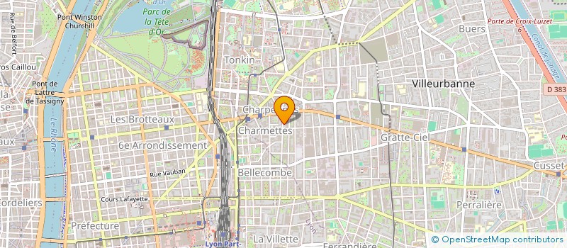 localisation de l'entreprise MADAME SAMANTHA CANADAS  VILLEURBANNE