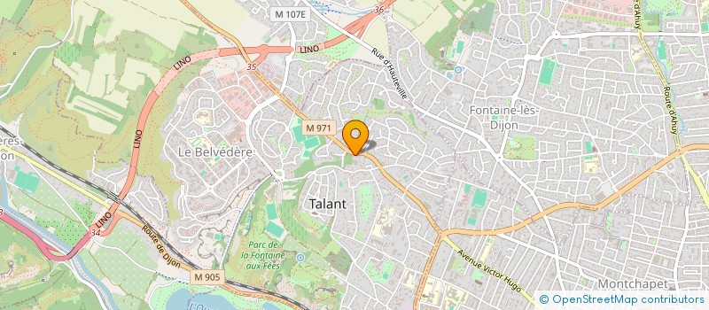 localisation de l'entreprise MADAME SAMANTHA CANET  TALANT