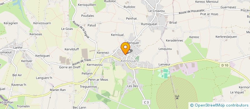 localisation de l'entreprise MADAME SAMANTHA CARAES  KERLOUAN