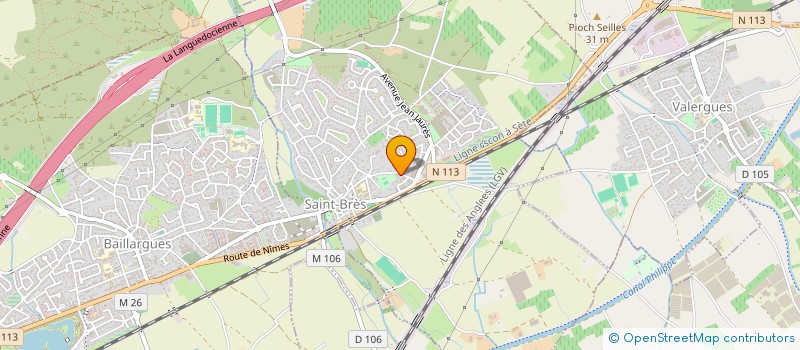 localisation de l'entreprise MADAME SAMANTHA CERUTTI  SAINT-BRES