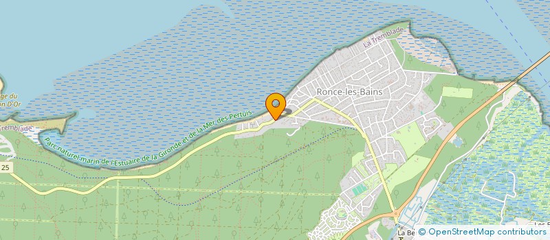 localisation de l'entreprise MADAME SAMANTHA CHASSAGNE  LA TREMBLADE