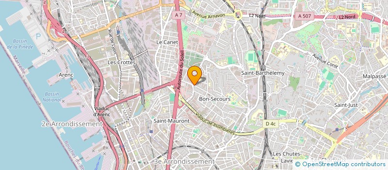 localisation de l'entreprise MADAME SAMANTHA CHEVALET à MARSEILLE